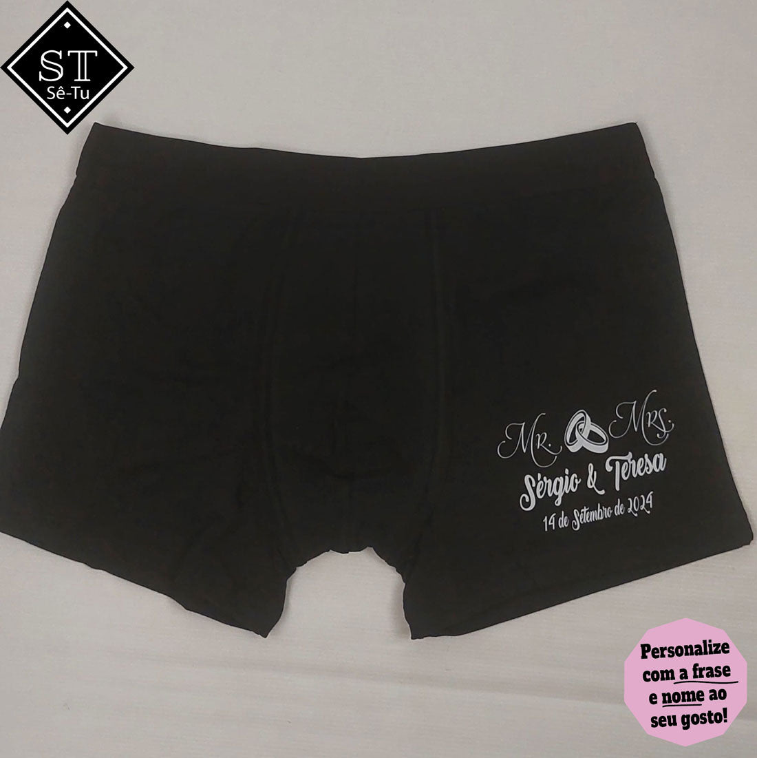 Boxer Casamento - Mr & Mrs